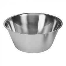 Bassine inox D40xH18cm fond plat
